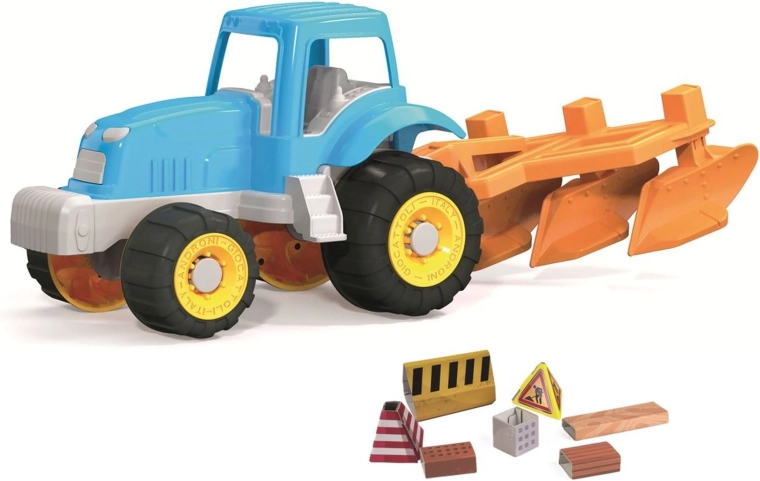 Androni Traktor mit funktionalem Pflug 43 cm