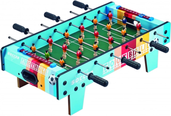Tischfußball aus Holz 60,5 × 30,5 × 18,5 cm