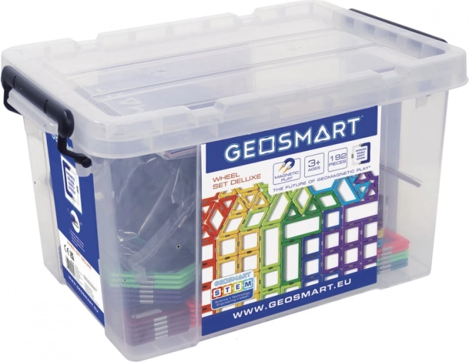 Magnetisches Baukasten-Set GeoSmart Deluxe Rollen-Set