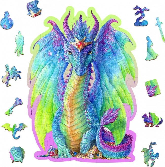 Holzpuzzle Majestätischer Drache 150 Teile