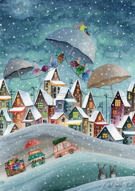 Puzzle ART PUZZLE Wintergeschichte 260 Teile