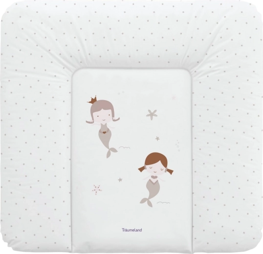 Träumeland Wickelunterlage Mermaid 75 × 75 cm