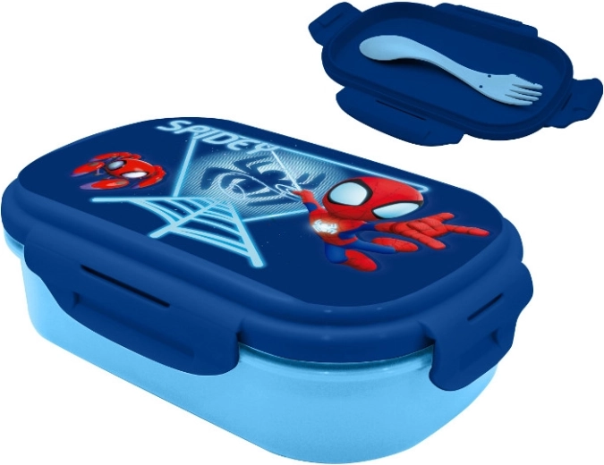 Snackbox SPIDEY mit Besteckset