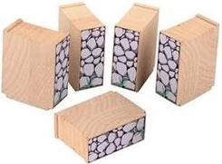 Babu Züge – Pfeiler 6,5 cm, Set 4 Stk.