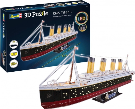 Revell RMS Titanic LED Edition 3D Puzzle-Schiffsmodell