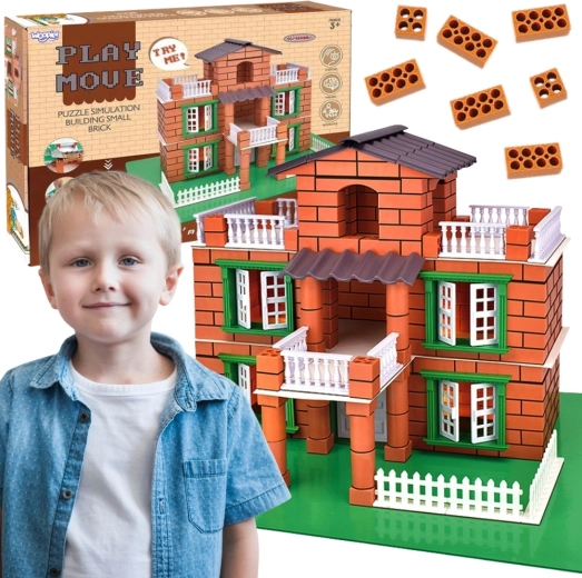Woopie Ziegelbausatz Villa, 357 Teile