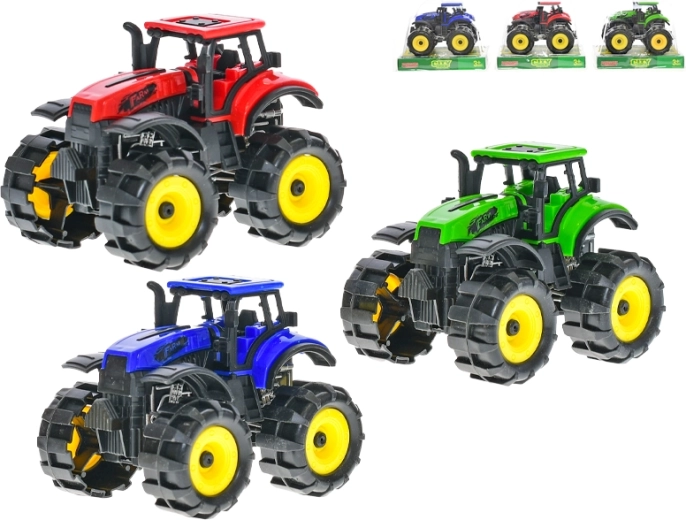 Traktor mit Schwungrad 10 cm – Kinderspielzeug