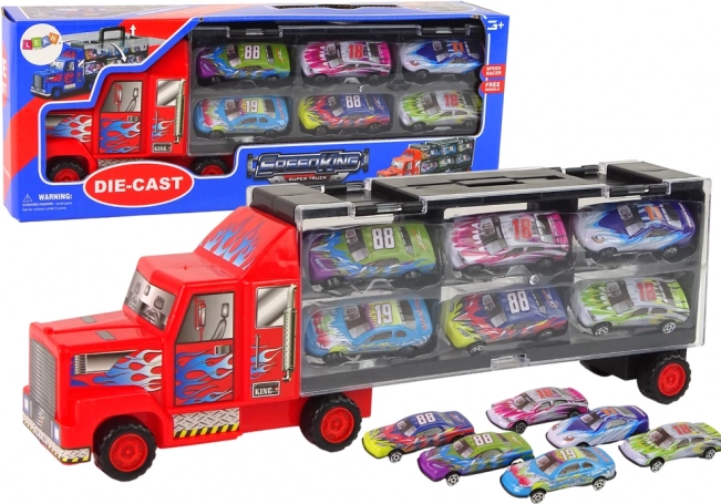 Transportsatz für Lkw und Rennwagen