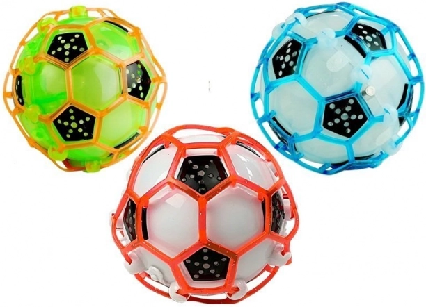 Leuchtender hüpfender Fußball für Kinder mit Geräuschen