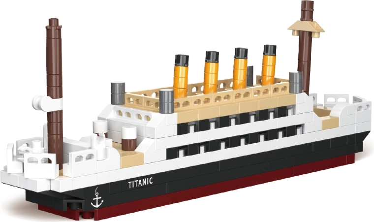 Modell des legendären Schiffes Titanic