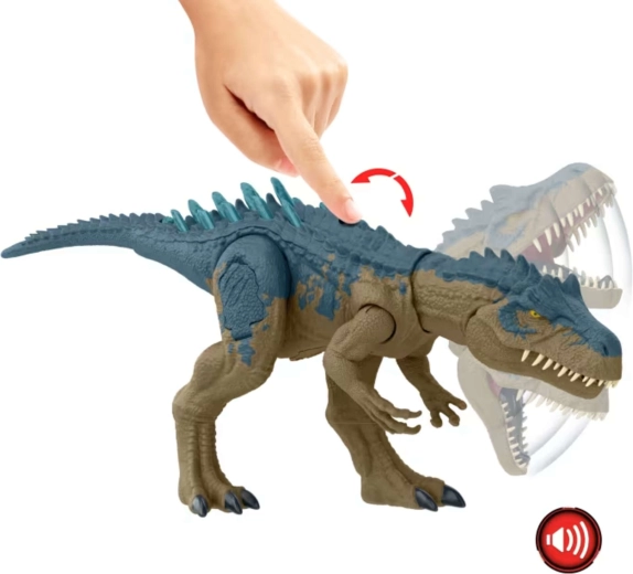 Action-Angriff und öffnendes Maul