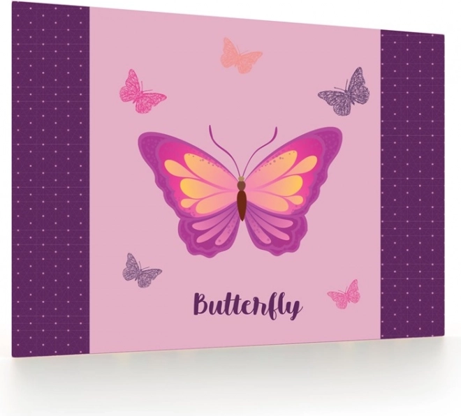 Schreibtischunterlage mit Schmetterlingsmotiv 60 × 40 cm