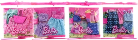 Barbie Set mit 2 Outfits für Puppen