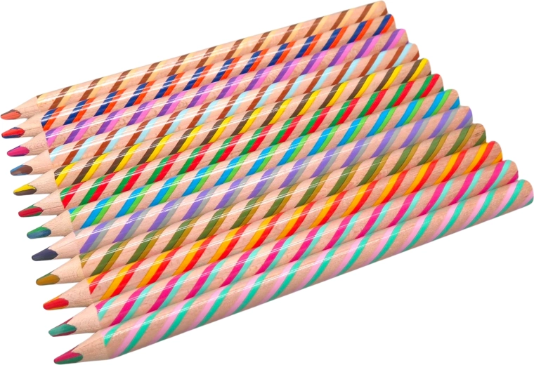 Magische Regenbogen-Jumbo-Buntstifte – Set mit 12 Stück