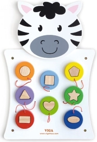 Holzwandtafel Zebra Montessori VIGA