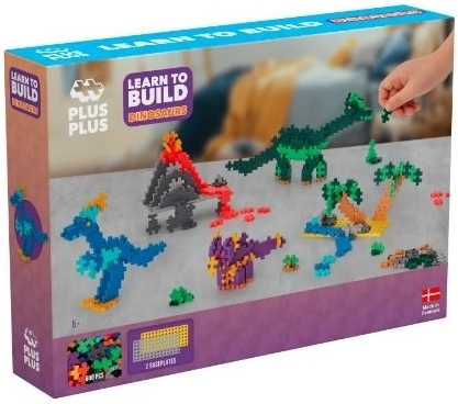 Kreatives Konstruktionsset Plus-Plus Lerne, Dinosaurier zu bauen