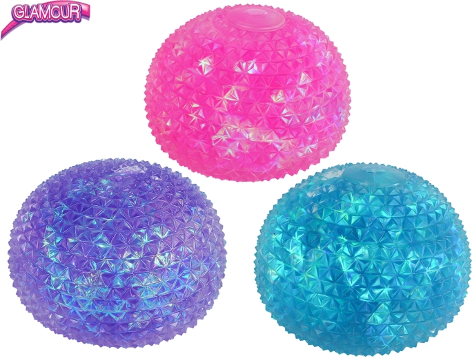 Glamour kristalliner Stretch-Antistressball Sugar 10 cm (6 Stk.)