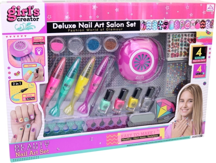 Batteriebetriebenes Nagelstudio für Kinder