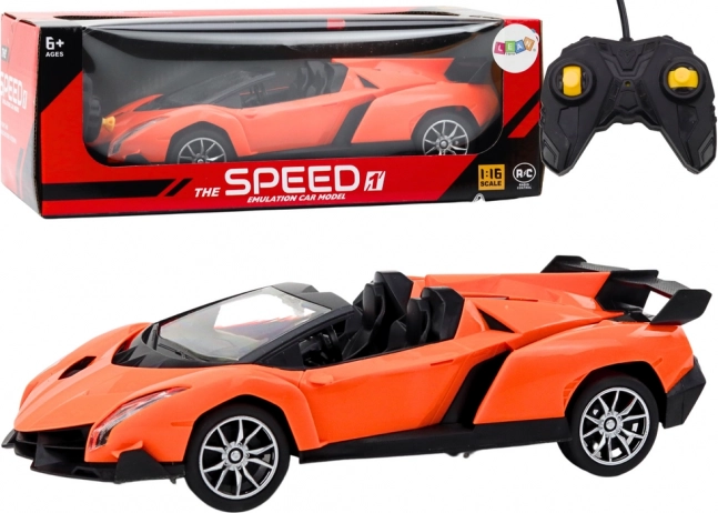 Sportwagen mit Fernsteuerung RC 1:16 Orange