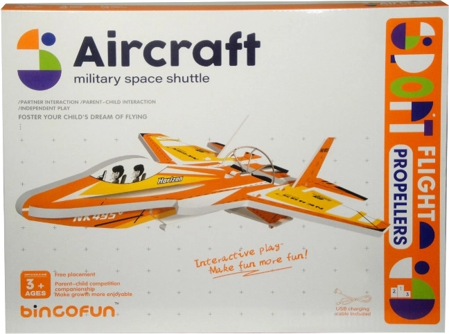 DIY-Schaumflugzeug mit batteriebetriebenem Propeller