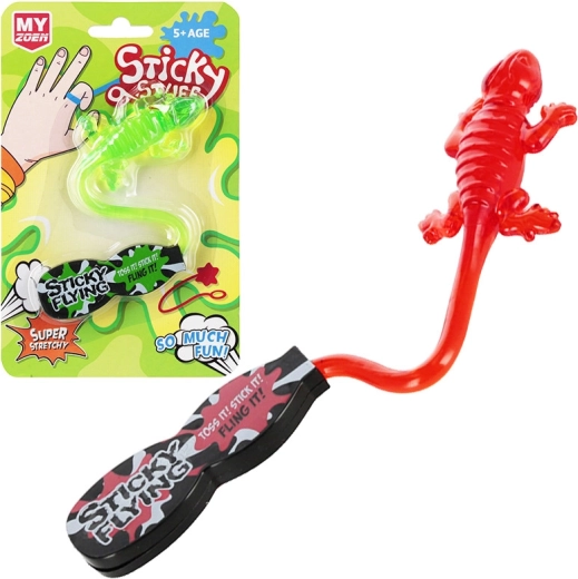Klebende Eidechse Spielzeug 21 cm