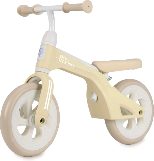 Kinder-Laufrad Qplay Tech, cremefarben