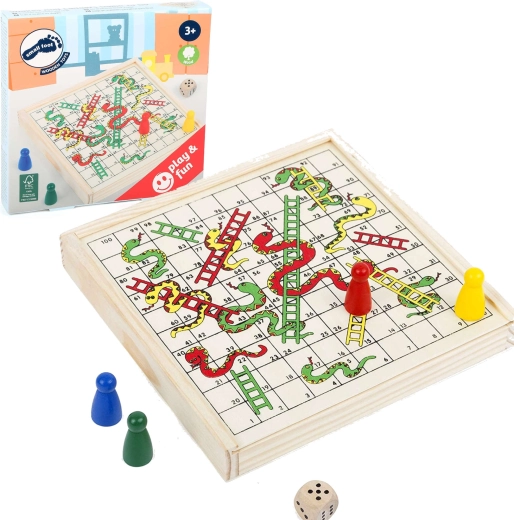 Small Foot Reisespiel Schlangen und Leitern