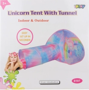 Zelt mit Einhorn-Tunnel