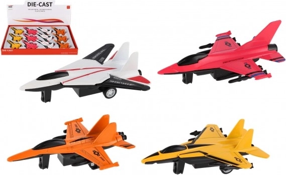 Farbige Rückzieh-Jets