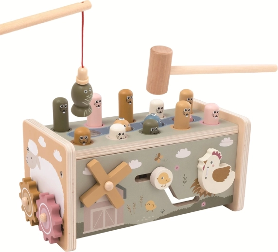2Kids Toys multifunktionales Klopfspiel Bauernhof