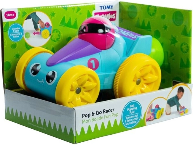 TOMY Kugel-Rennwagen – blau