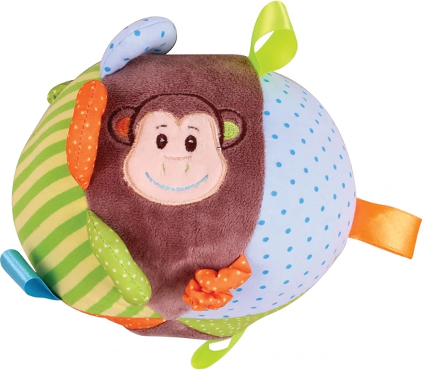Bigjigs Baby Stoff-Aktivball Äffchen Cheeky