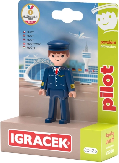 Efko Igráček Pilot – Figur mit Zubehör