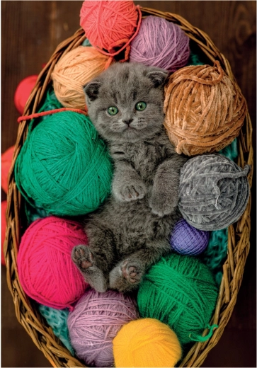 Puzzle Flauschiges Kätzchen 500 Teile CLEMENTONI