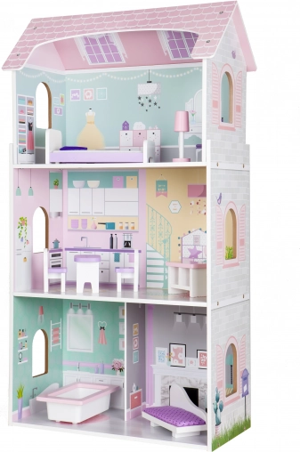 Jagodowa Residence Puppenhaus aus Holz von Ecotoys
