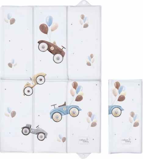 Ceba baby Reise-Wickelunterlage Retro cars 40 × 60 cm