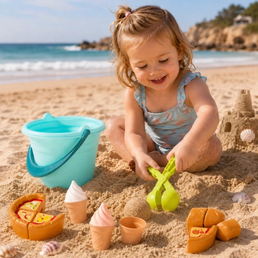 Für Sandkasten und Strand
