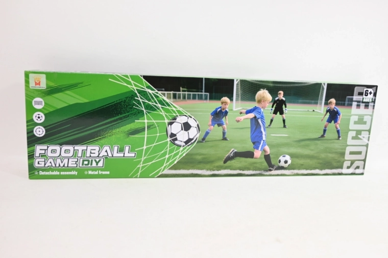 Metall-Fußballtor 123 × 77 cm mit Ball und Pumpe