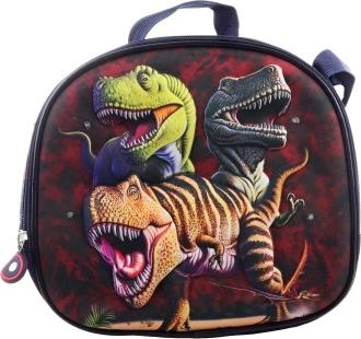Umhängetasche mit Dinosauriermotiv mit Leuchteffekt