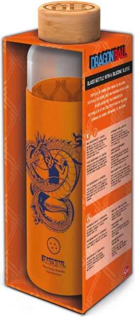 Glasflasche mit Schutzüberzug 585 ml DRAGON BALL