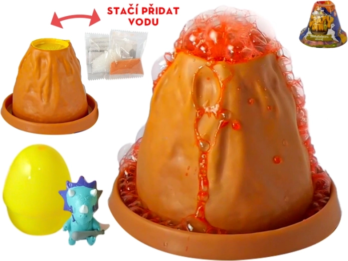 Interaktiver Vulkan mit Dinosaurier Crazy Dino