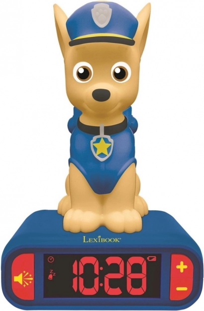 Kinderwecker Paw Patrol mit Nachtlicht