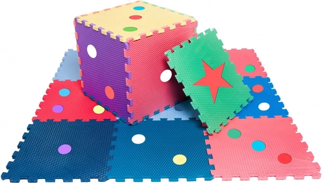 multifunktionale Schaumstoff-Puzzle-Matte und Laufstall für Kinder