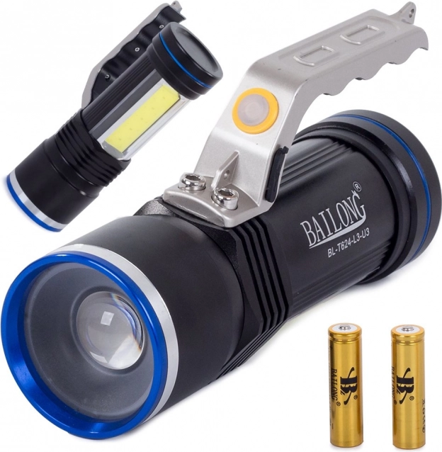 Militärische LED-Taschenlampe mit Cree XM-L3-U3 Zoom von Bailong