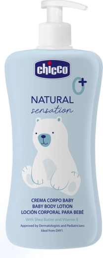 Chicco Natural Sensation Körpermilch mit Sheabutter und Vitamin E 500 ml