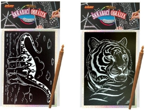 Holografisches Kratzbild – Auto