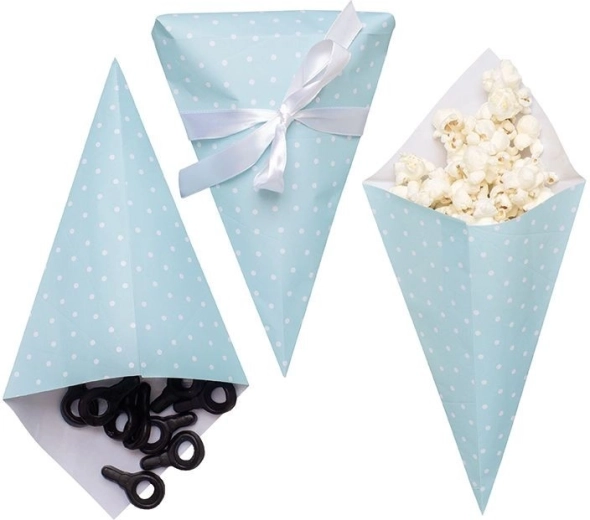 JaBaDaBaDo Papiertüten für Süßigkeiten blau (6 Stk.)