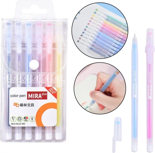 Gelstift-Set mit intensiven Farben, 12 Stück
