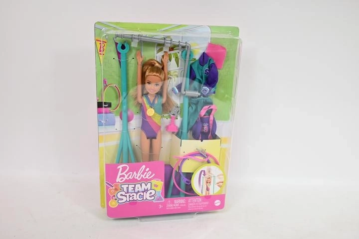 Barbie Team Stacie – Gymnastik-Set mit Reck und Zubehör