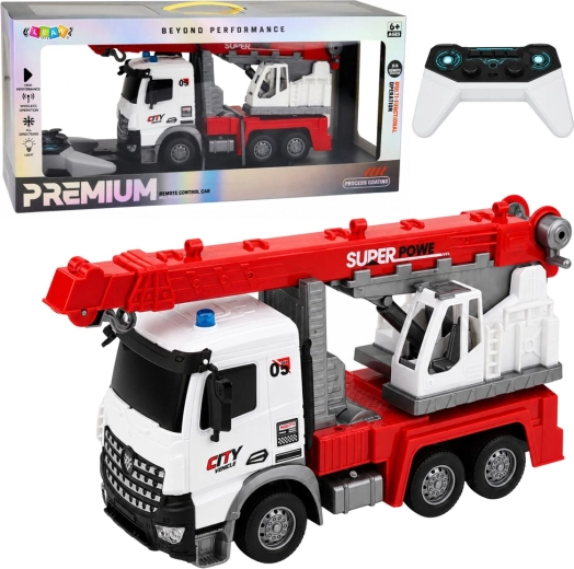 Ferngesteuerter RC-LKW mit Kran 1:14 mit Licht - 1 Stück